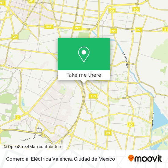 Comercial Eléctrica Valencia map