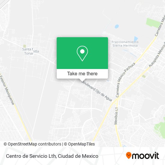 Centro de Servicio Lth map