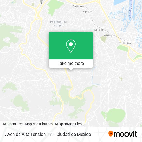 Avenida Alta Tensión 131 map