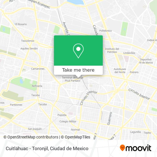 Cuitláhuac - Toronjil map