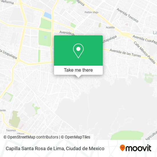 Mapa de Capilla Santa Rosa de Lima