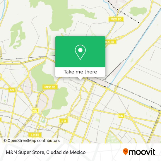 M&N Super Store map