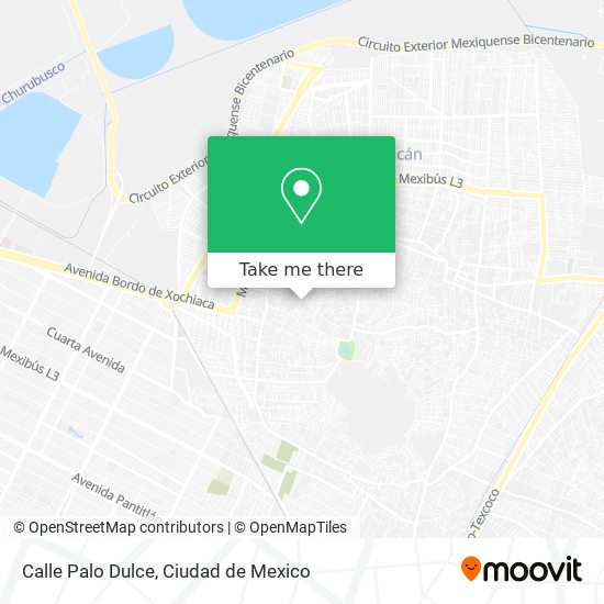 Calle Palo Dulce map