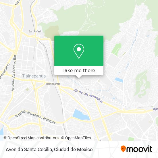 Avenida Santa Cecilia map