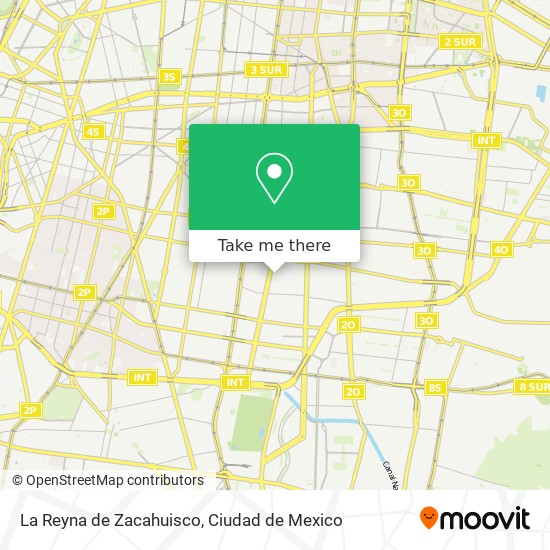 La Reyna de Zacahuisco map