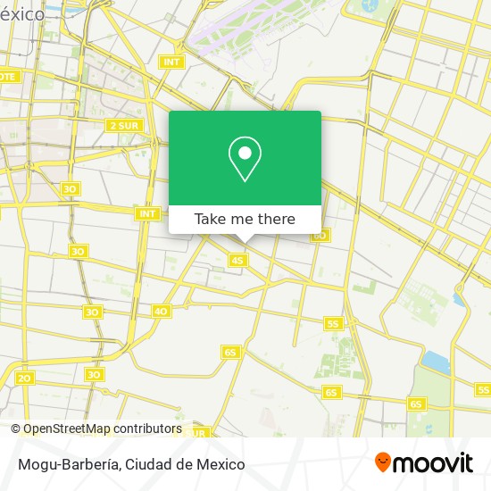 Mogu-Barbería map