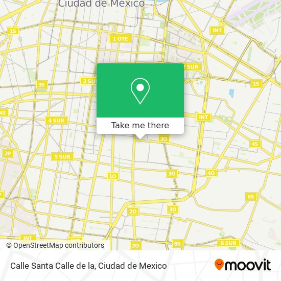 Mapa de Calle Santa Calle de la