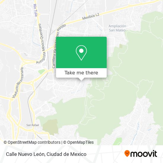 Calle Nuevo León map