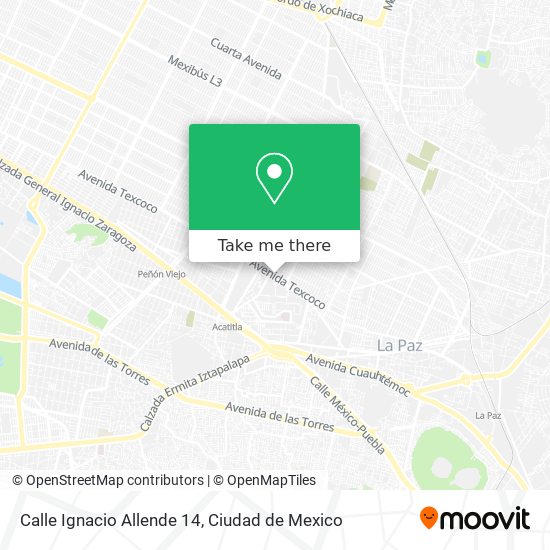 Calle Ignacio Allende 14 map