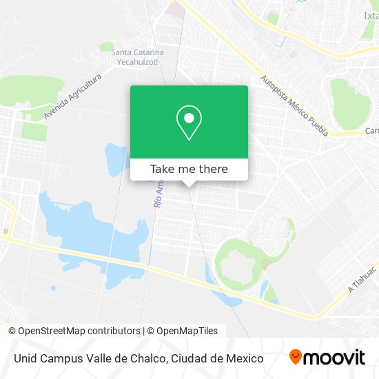 Unid Campus Valle de Chalco map