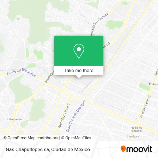 Gas Chapultepec sa map