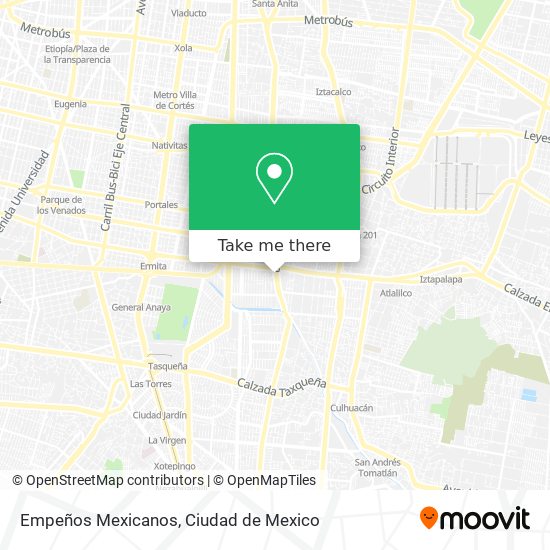 Empeños Mexicanos map