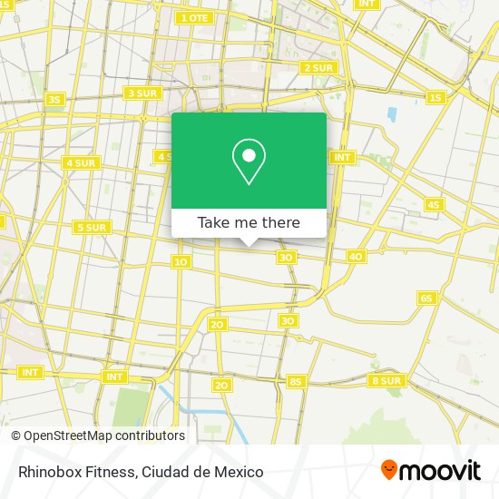 Rhinobox Fitness map