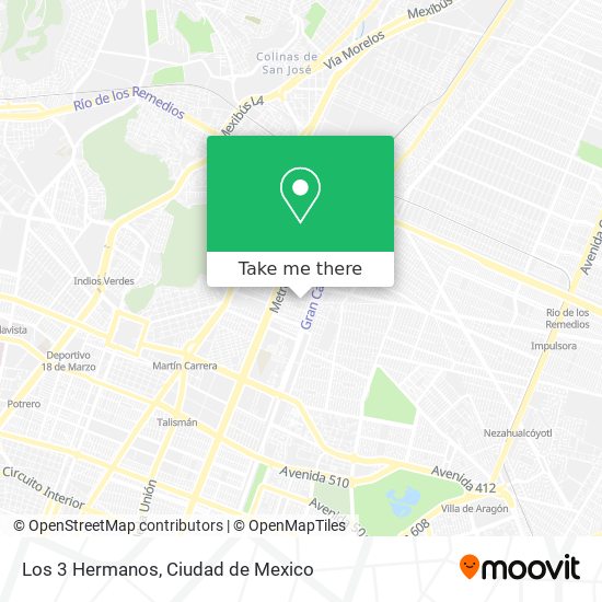 Mapa de Los 3 Hermanos