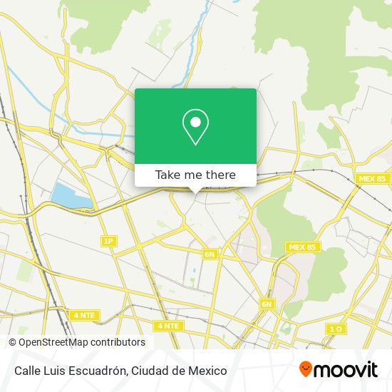 Mapa de Calle Luis Escuadrón