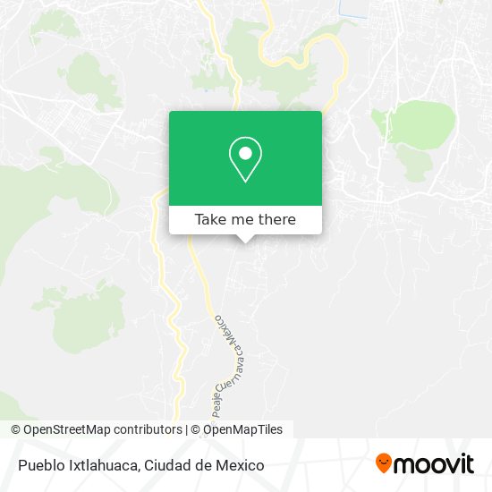 Pueblo Ixtlahuaca map