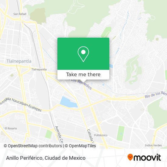 Anillo Periférico map