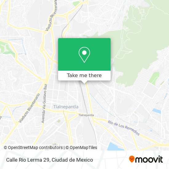 Mapa de Calle Río Lerma 29