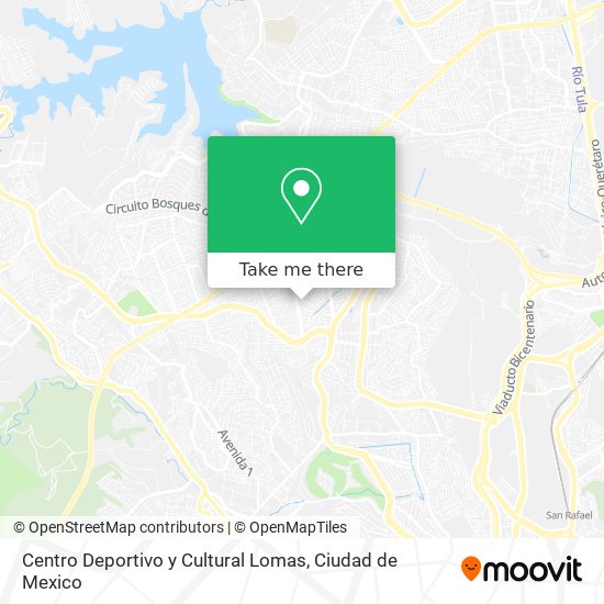 Centro Deportivo y Cultural Lomas map