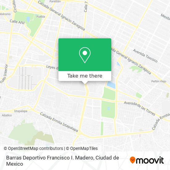 Mapa de Barras Deportivo Francisco I. Madero