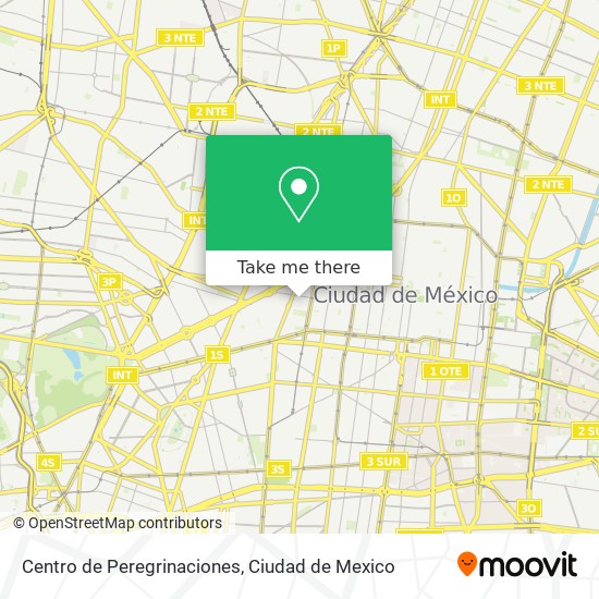 Centro de Peregrinaciones map