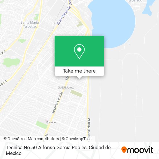 Mapa de Técnica No 50 Alfonso García Robles