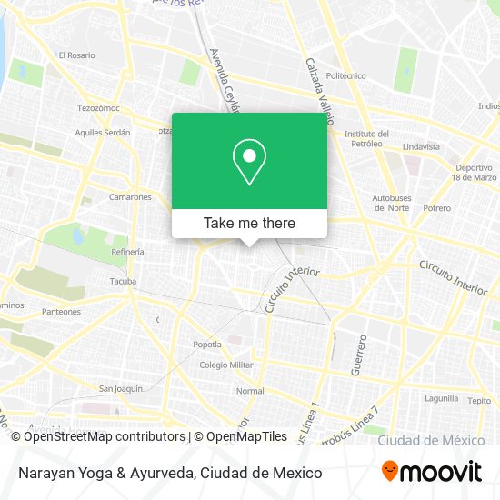 Mapa de Narayan Yoga & Ayurveda