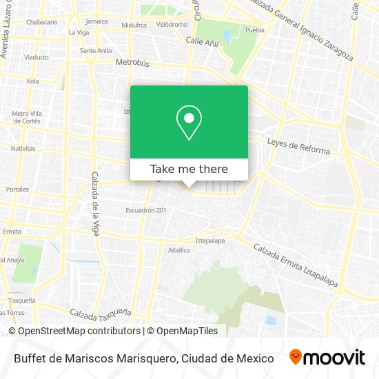 Buffet de Mariscos Marisquero map
