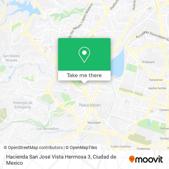 Hacienda San José Vista Hermosa 3 map