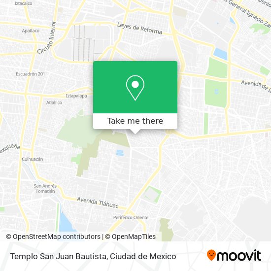 Mapa de Templo San Juan Bautista