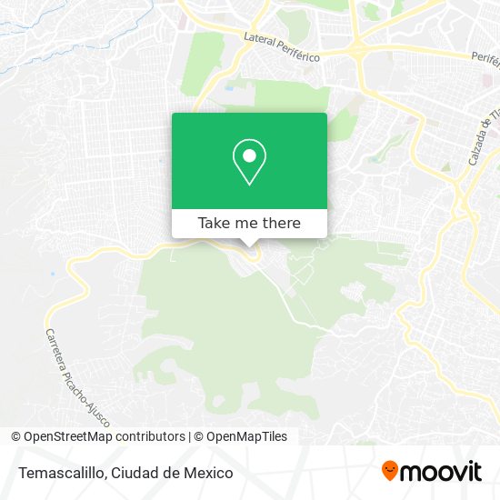 Mapa de Temascalillo