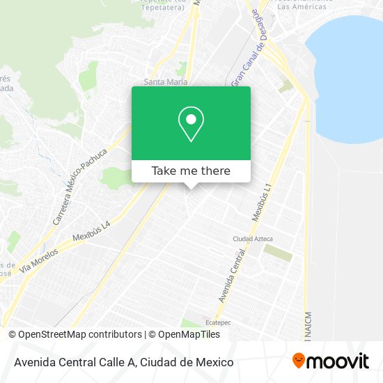Avenida Central Calle A map