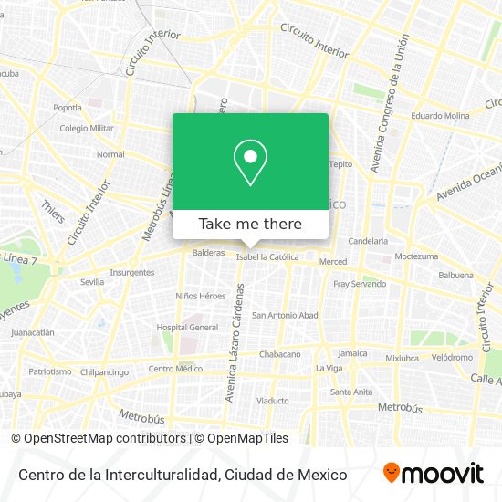 Centro de la Interculturalidad map