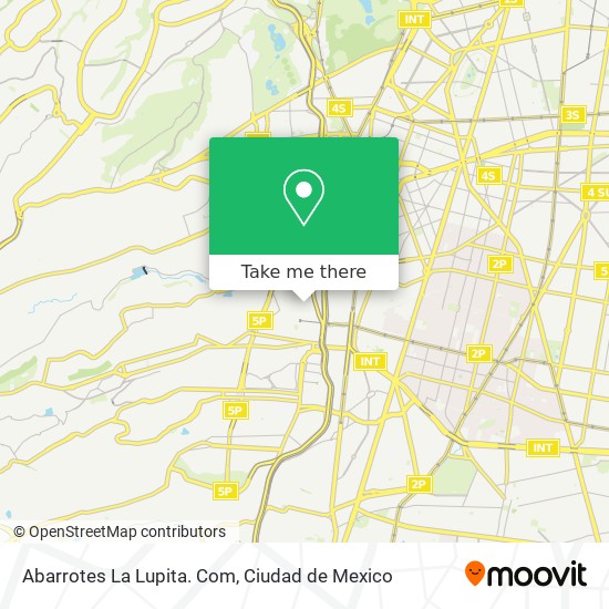 Mapa de Abarrotes La Lupita. Com