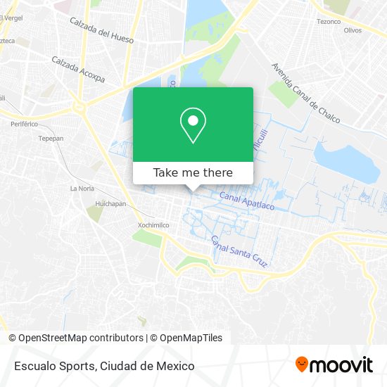 Escualo Sports map