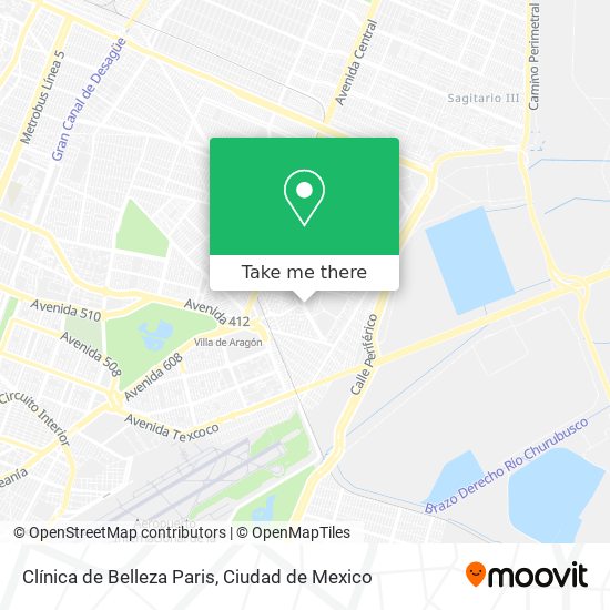 Clínica de Belleza Paris map