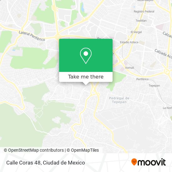Calle Coras 48 map