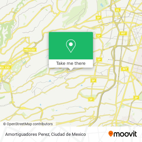 Amortiguadores Perez map