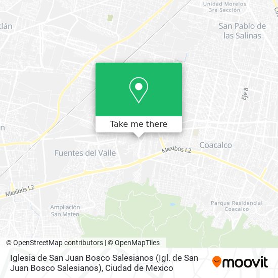 Iglesia de San Juan Bosco Salesianos map