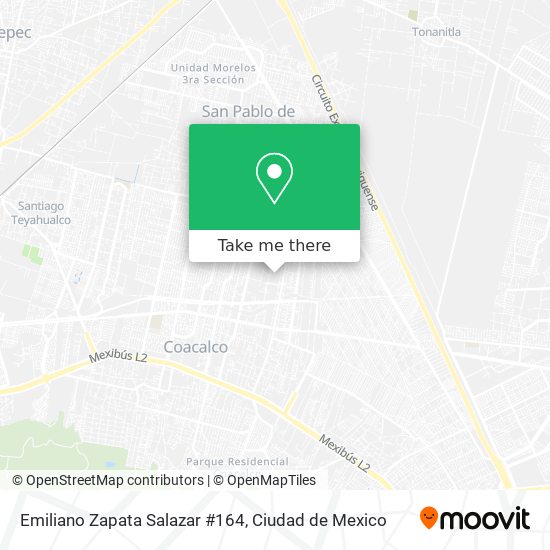 Mapa de Emiliano Zapata Salazar #164