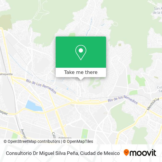 Mapa de Consultorio Dr Miguel Silva Peña