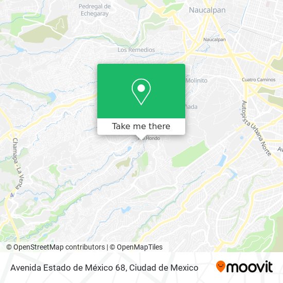 Avenida Estado de México 68 map