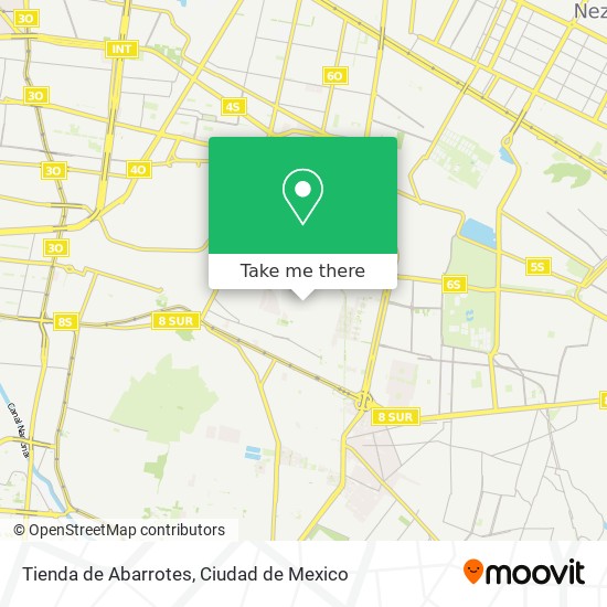 Mapa de Tienda de Abarrotes