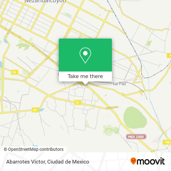 Abarrotes Victor map