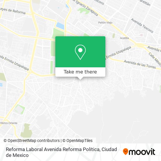 Reforma Laboral Avenida Reforma Política map