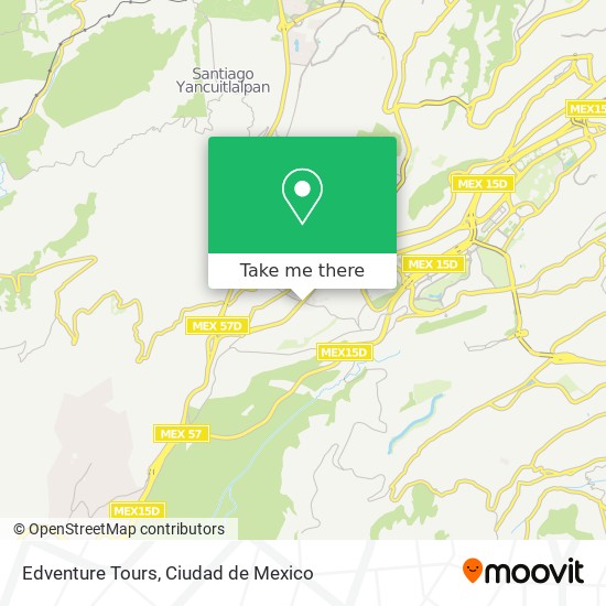Edventure Tours map