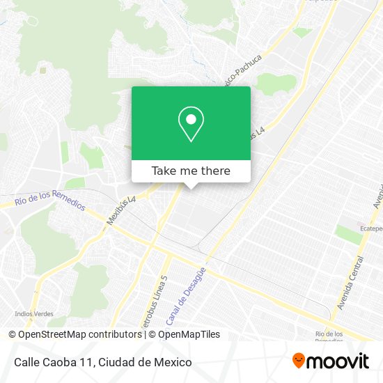 Calle Caoba 11 map