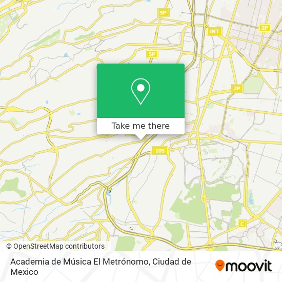 Academia de Música El Metrónomo map