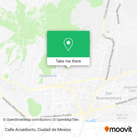 Mapa de Calle Acueducto