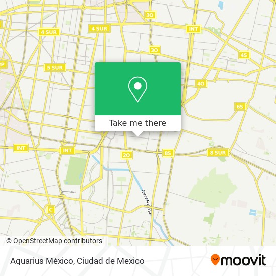 Aquarius México map